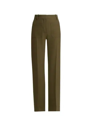Victoria Beckham Alina Patch Pocket Wide-Leg Trousers | Thumbnail 1 Victoria Beckham Alina Patch Pocket Wide-Leg Trousers | Thumbnail 1
