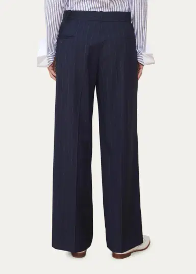 WE-AR4 The Avenue Pinstriped Wide-Leg Pants | Thumbnail 3 WE-AR4 The Avenue Pinstriped Wide-Leg Pants | Thumbnail 3