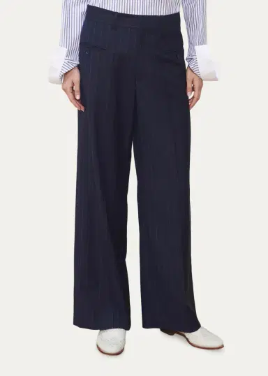 WE-AR4 The Avenue Pinstriped Wide-Leg Pants | Thumbnail 4 WE-AR4 The Avenue Pinstriped Wide-Leg Pants | Thumbnail 4