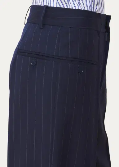 WE-AR4 The Avenue Pinstriped Wide-Leg Pants | Thumbnail 5 WE-AR4 The Avenue Pinstriped Wide-Leg Pants | Thumbnail 5