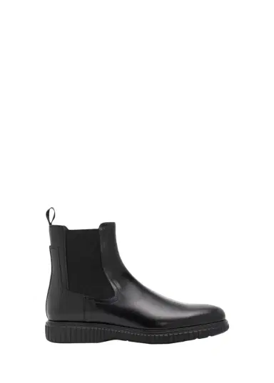 Ferragamo Men's Santo Leather Rubber-Sole Chelsea Boots | Thumbnail 1 Ferragamo Men's Santo Leather Rubber-Sole Chelsea Boots | Thumbnail 1