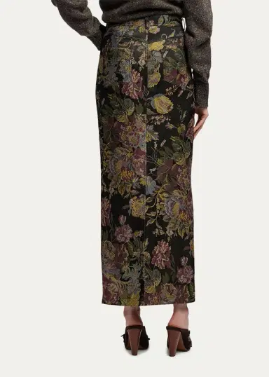 Ralph Lauren Collection Fontaine Floral Jacquard Maxi Skirt | Thumbnail 3 Ralph Lauren Collection Fontaine Floral Jacquard Maxi Skirt | Thumbnail 3