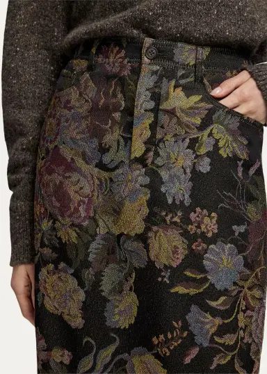 Ralph Lauren Collection Fontaine Floral Jacquard Maxi Skirt | Thumbnail 5 Ralph Lauren Collection Fontaine Floral Jacquard Maxi Skirt | Thumbnail 5