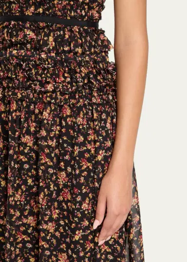 Ulla Johnson Etta Sleeveless Silk Maxi Dress | Thumbnail 5 Ulla Johnson Etta Sleeveless Silk Maxi Dress | Thumbnail 5
