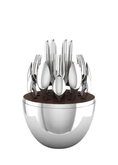 Christofle 24-Piece Mood Silver-Plated Flatware Service | Thumbnail 1 Christofle 24-Piece Mood Silver-Plated Flatware Service | Thumbnail 1