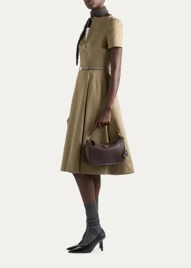Prada Grain Leather Top-Handle Bag | Thumbnail 4 Prada Grain Leather Top-Handle Bag | Thumbnail 4