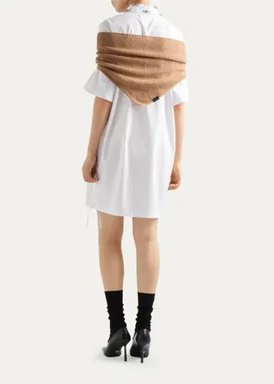 Prada Embellished Cotton-Blend Mini Polo Dress | Thumbnail 3 Prada Embellished Cotton-Blend Mini Polo Dress | Thumbnail 3