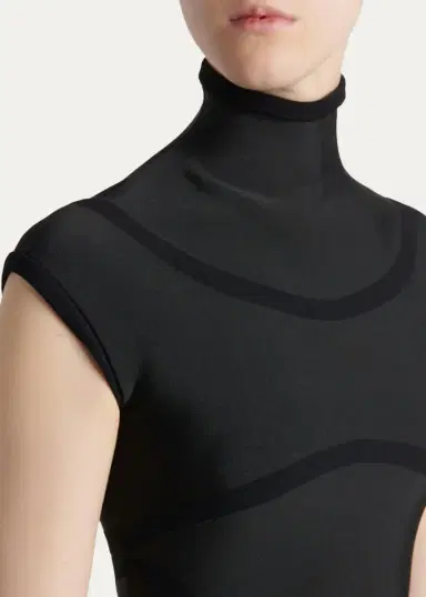 Alexander McQueen Volume Fit & Flare Mini Dress | Thumbnail 5 Alexander McQueen Volume Fit & Flare Mini Dress | Thumbnail 5