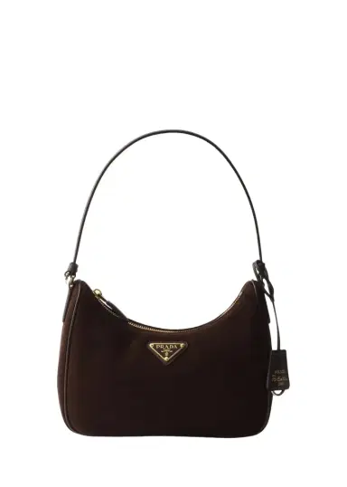 Prada Re-Edition 2005 Mini Nubuck & Saffiano Leather Shoulder Bag | Thumbnail 1 Prada Re-Edition 2005 Mini Nubuck & Saffiano Leather Shoulder Bag | Thumbnail 1