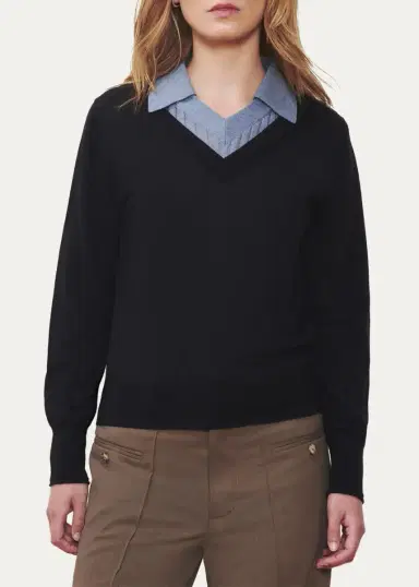 WE-AR4 The Dickie Layered Knit Sweater | Thumbnail 4 WE-AR4 The Dickie Layered Knit Sweater | Thumbnail 4