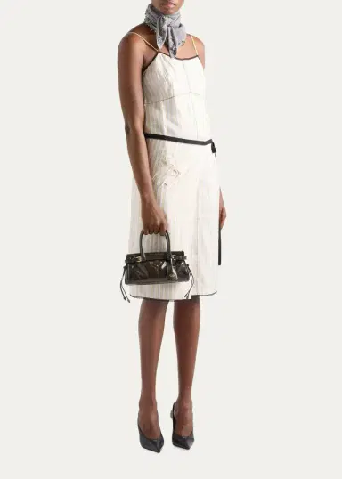 Prada Bonnie Mini Leather Top-Handle Bag | Thumbnail 5 Prada Bonnie Mini Leather Top-Handle Bag | Thumbnail 5
