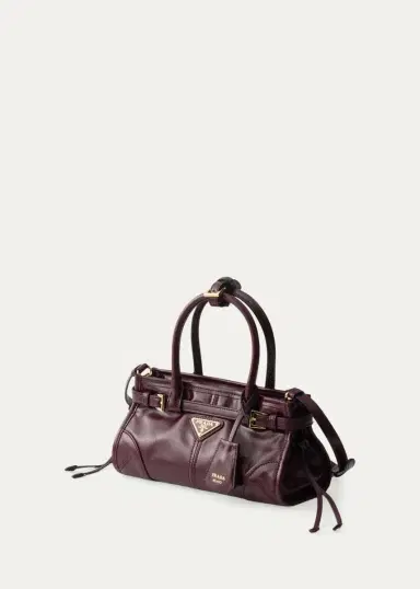 Prada Bonnie Mini Leather Top-Handle Bag | Thumbnail 8 Prada Bonnie Mini Leather Top-Handle Bag | Thumbnail 8