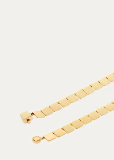 Ileana Makri 18K Yellow Gold Medium Tile Necklace | Thumbnail 2 Ileana Makri 18K Yellow Gold Medium Tile Necklace | Thumbnail 2