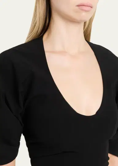 Proenza Schouler Clarissa Dress in Bi-Stretch Cotton Nylon | Thumbnail 5 Proenza Schouler Clarissa Dress in Bi-Stretch Cotton Nylon | Thumbnail 5