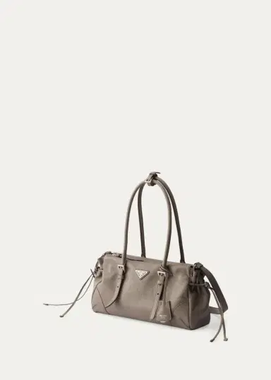 Prada Karin Medium Antiqued Leather Tote Bag | Thumbnail 3 Prada Karin Medium Antiqued Leather Tote Bag | Thumbnail 3