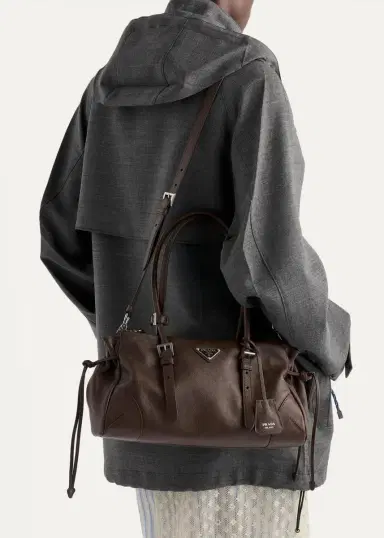 Prada Karin Medium Antiqued Leather Tote Bag | Thumbnail 6 Prada Karin Medium Antiqued Leather Tote Bag | Thumbnail 6