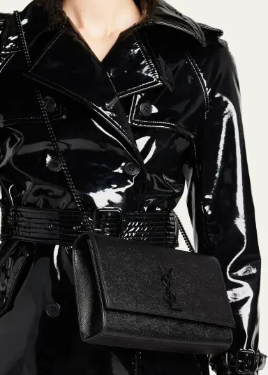 Saint Laurent Kate Medium YSL Crossbody Bag in Grained Leather | Thumbnail 2 Saint Laurent Kate Medium YSL Crossbody Bag in Grained Leather | Thumbnail 2