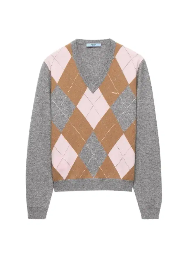 Argyle Cashmere V-Neck Sweater Argyle Cashmere V-Neck Sweater