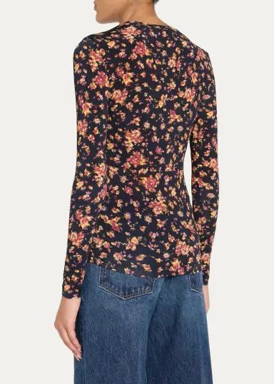 Ulla Johnson Neri Long-Sleeve Jersey Top | Thumbnail 3 Ulla Johnson Neri Long-Sleeve Jersey Top | Thumbnail 3