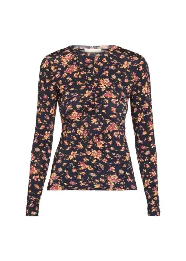 Ulla Johnson Neri Long-Sleeve Jersey Top | Thumbnail 1 Ulla Johnson Neri Long-Sleeve Jersey Top | Thumbnail 1