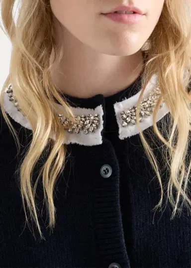 Prada Embellished Cashmere-Wool Cardigan | Thumbnail 5 Prada Embellished Cashmere-Wool Cardigan | Thumbnail 5