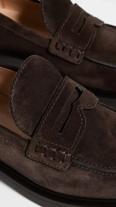 Gianvito Rossi Suede Loafers Moka | Thumbnail 6 Gianvito Rossi Suede Loafers Moka | Thumbnail 6
