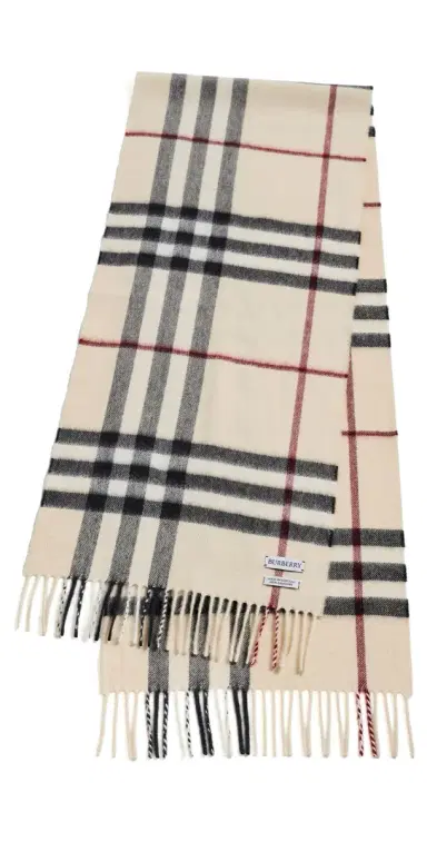 Burberry Check Cashmere Scarf Stone One Size | Thumbnail 1 Burberry Check Cashmere Scarf Stone One Size | Thumbnail 1
