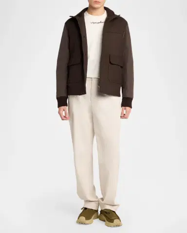 Moncler Men's Urvalis Hybrid Down Blouson Jacket | Thumbnail 2 Moncler Men's Urvalis Hybrid Down Blouson Jacket | Thumbnail 2