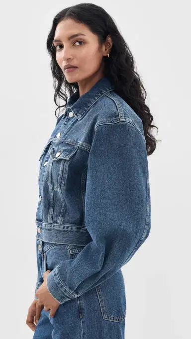 RE/DONE A Frame Denim Jacket SONOA INDIGO | Thumbnail 4 RE/DONE A Frame Denim Jacket SONOA INDIGO | Thumbnail 4