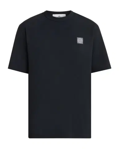 Stone Island Men's Cotton Compass Label Crewneck T-Shirt | Thumbnail 1 Stone Island Men's Cotton Compass Label Crewneck T-Shirt | Thumbnail 1
