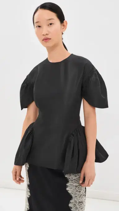 Simone Rocha Sculpted Peplum Top | Thumbnail 2 Simone Rocha Sculpted Peplum Top | Thumbnail 2