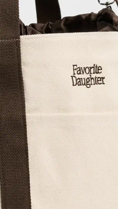 Favorite Daughter The Morgan Tote Natural/Brown One Size | Thumbnail 5 Favorite Daughter The Morgan Tote Natural/Brown One Size | Thumbnail 5