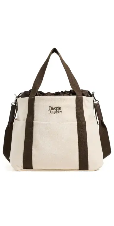 Favorite Daughter The Morgan Tote Natural/Brown One Size | Thumbnail 1 Favorite Daughter The Morgan Tote Natural/Brown One Size | Thumbnail 1