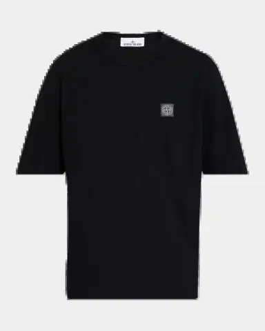 Stone Island Men's Cotton Compass Label Crewneck T-Shirt | Thumbnail 2 Stone Island Men's Cotton Compass Label Crewneck T-Shirt | Thumbnail 2