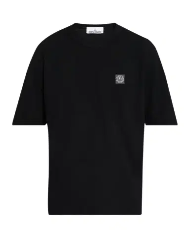 Stone Island Men's Cotton Compass Label Crewneck T-Shirt | Thumbnail 1 Stone Island Men's Cotton Compass Label Crewneck T-Shirt | Thumbnail 1