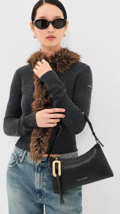 Marc Jacobs Scene Convertible Mini Shoulder Bag Black One Size | Thumbnail 3 Marc Jacobs Scene Convertible Mini Shoulder Bag Black One Size | Thumbnail 3