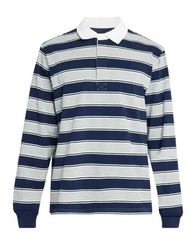 Joe's Jeans Men's Cotton Stripe Rugby Shirt | Thumbnail 1 Joe's Jeans Men's Cotton Stripe Rugby Shirt | Thumbnail 1