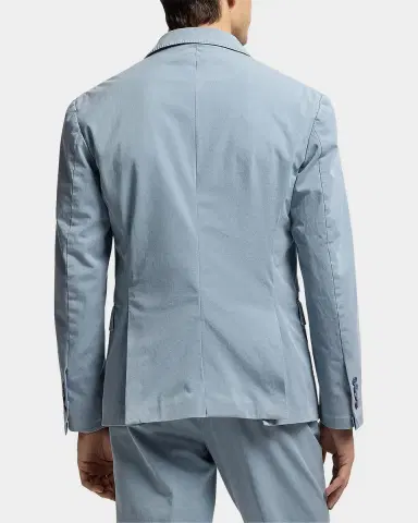 Ralph Lauren Purple Label Men's Kent Linen-Silk Suit Jacket | Thumbnail 3 Ralph Lauren Purple Label Men's Kent Linen-Silk Suit Jacket | Thumbnail 3