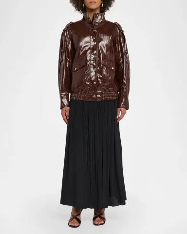 3.1 Phillip Lim Textured Faux Leather Jacket | Thumbnail 2 3.1 Phillip Lim Textured Faux Leather Jacket | Thumbnail 2