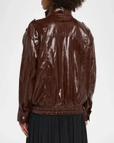 3.1 Phillip Lim Textured Faux Leather Jacket | Thumbnail 3 3.1 Phillip Lim Textured Faux Leather Jacket | Thumbnail 3