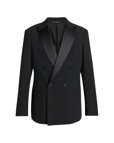 Giorgio Armani Men's Double Breasted Virgin Wool-blend Blazer | Thumbnail 1 Giorgio Armani Men's Double Breasted Virgin Wool-blend Blazer | Thumbnail 1