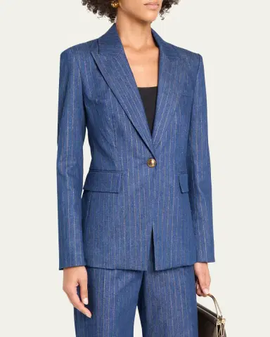 Veronica Beard Naira Striped Dickey Jacket | Thumbnail 4 Veronica Beard Naira Striped Dickey Jacket | Thumbnail 4