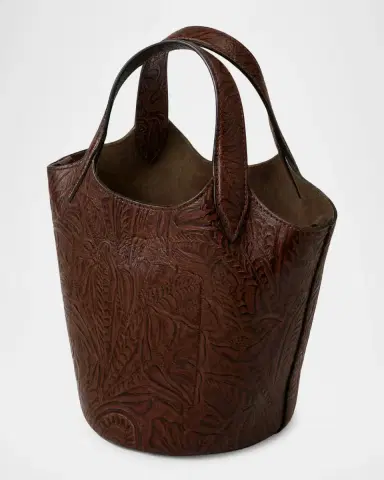 Veronica Beard Anchor Embossed Leather Top-Handle Bag | Thumbnail 3 Veronica Beard Anchor Embossed Leather Top-Handle Bag | Thumbnail 3