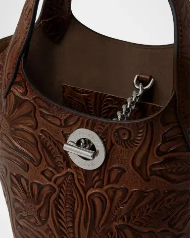 Veronica Beard Anchor Embossed Leather Top-Handle Bag | Thumbnail 6 Veronica Beard Anchor Embossed Leather Top-Handle Bag | Thumbnail 6