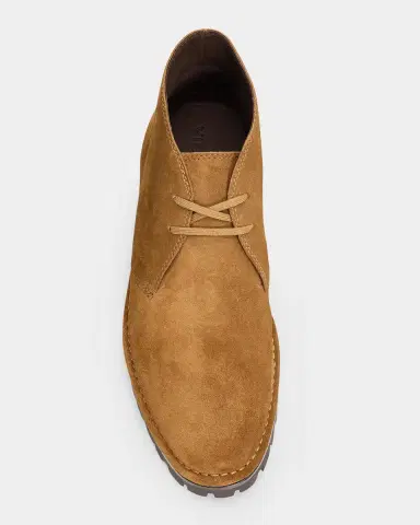 Vince Men's Jerome Suede Lug-Sole Chukka Boots | Thumbnail 4 Vince Men's Jerome Suede Lug-Sole Chukka Boots | Thumbnail 4