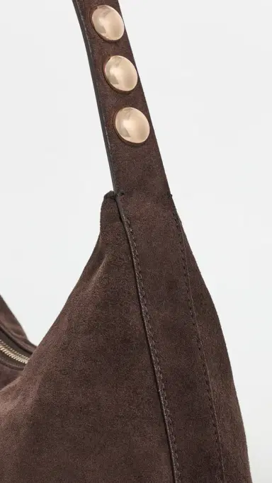 Loeffler Randall Stassie Studded Slouchy Suede Shoulder Bag Tmoro One Size | Thumbnail 5 Loeffler Randall Stassie Studded Slouchy Suede Shoulder Bag Tmoro One Size | Thumbnail 5