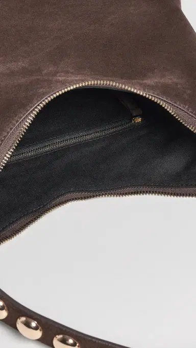 Loeffler Randall Stassie Studded Slouchy Suede Shoulder Bag Tmoro One Size | Thumbnail 6 Loeffler Randall Stassie Studded Slouchy Suede Shoulder Bag Tmoro One Size | Thumbnail 6