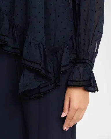 Ulla Johnson Marcella Long-Sleeve Asymmetric Cotton Blouse | Thumbnail 5 Ulla Johnson Marcella Long-Sleeve Asymmetric Cotton Blouse | Thumbnail 5