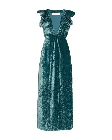Ulla Johnson Astra Velvet V-Neck Dress | Thumbnail 1 Ulla Johnson Astra Velvet V-Neck Dress | Thumbnail 1