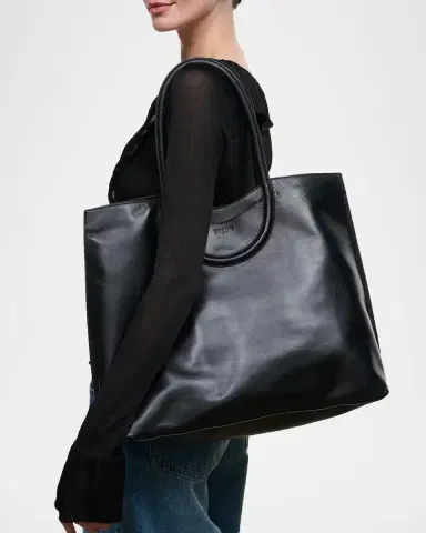 Staud Maude Leather Tote Bag | Thumbnail 2 Staud Maude Leather Tote Bag | Thumbnail 2